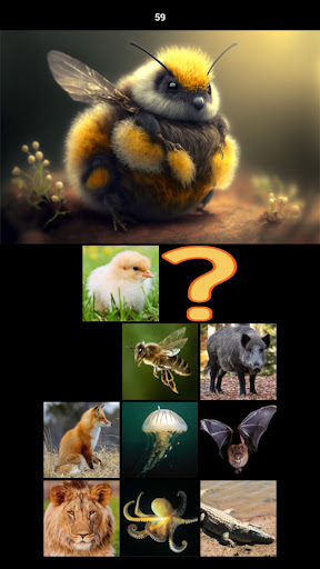 Android application Hybrid Animals Crazy Lab Quiz screenshort