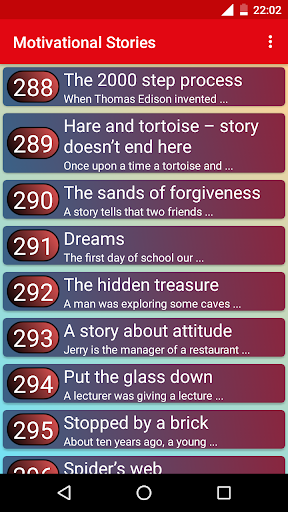 Motivational Stories Screen 3