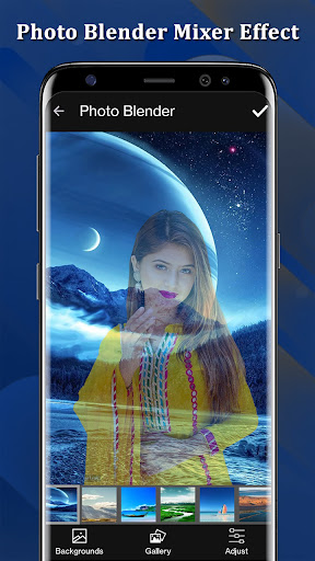 Android application Photo Blender Mixer Effect screenshort