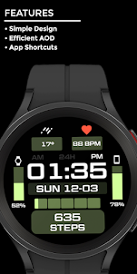 Nighty Digital 18 - watch face