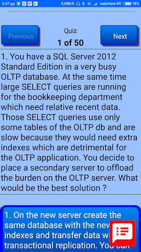 SQL 70-462 Demo Screen 2