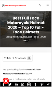 Motorcycle Helmet App
