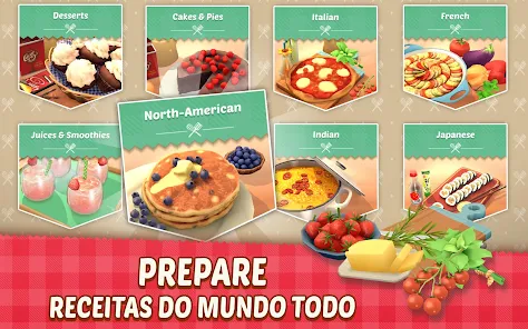 JOGO DE FAZER COMIDA - SANDRA COOKING DESSERTS 