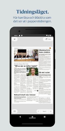 Melleruds Nyheter e-tidning Screen 3