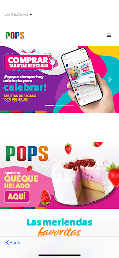 Helados Pops Screen 2