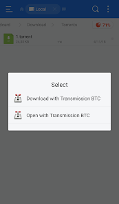 Screenshot 7 Transmission BTC - Torrent Dow android