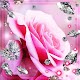 Pink Roses Diamonds Live Wallpaper Laai af op Windows