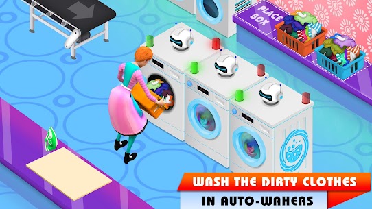 My Laundry Shop Manager: Dirty Clothes Washing v1.2 Mod (Free purchase) 4