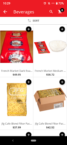 WebFoodStore Screen 3