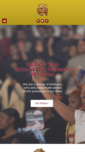 Android application In God's Time Ministries screenshort