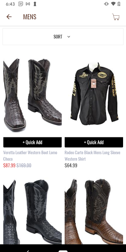 Gomez Western Wear Screenshot 3 - AppWisp.com