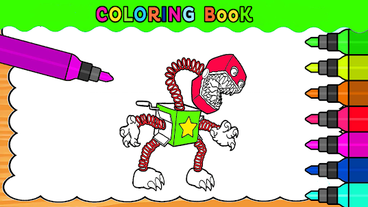 Coloring Book Roboxy Boo