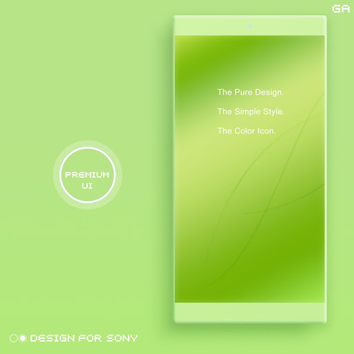 Android application COLOR™ Theme | GREEN - Xperia screenshort
