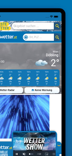 Android application Wetter.at screenshort