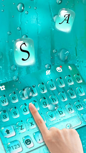 Water Drop Glass Theme Screen 2