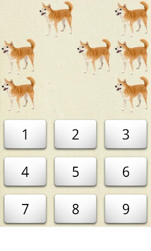 Android application Counting Animals screenshort