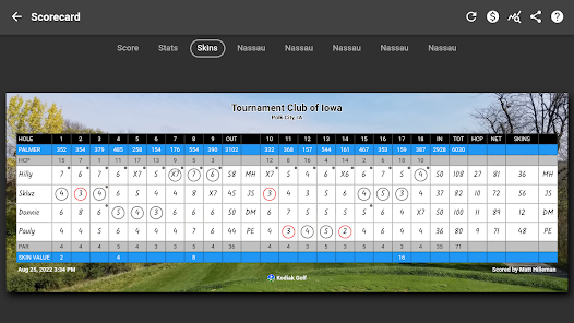 Screenshot 14 Kodiak Golf | Scorecard + GPS android