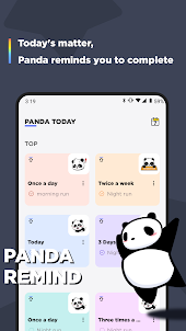 Panda reminder - to do list