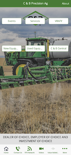 Android application C & B Precision Ag screenshort