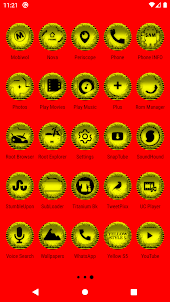 Yellow Icon Pack Style 5