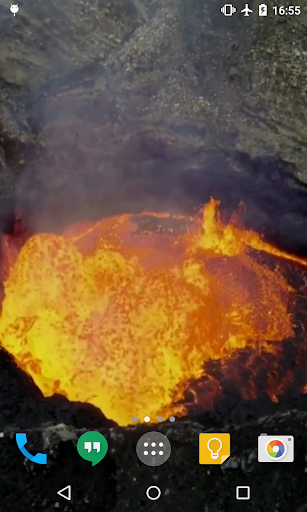 Android application Volcano Live Wallpaper screenshort