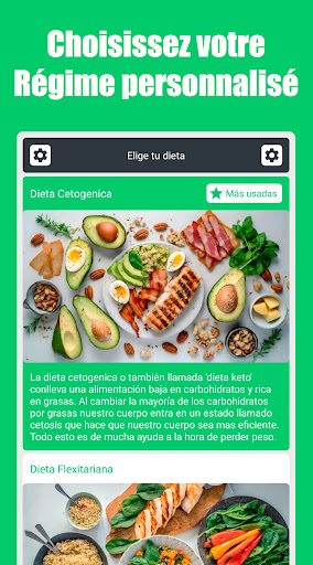 Aperçu de l'application