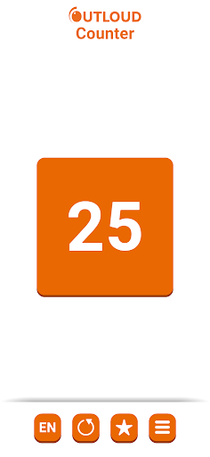 Android application Outloud Counter screenshort