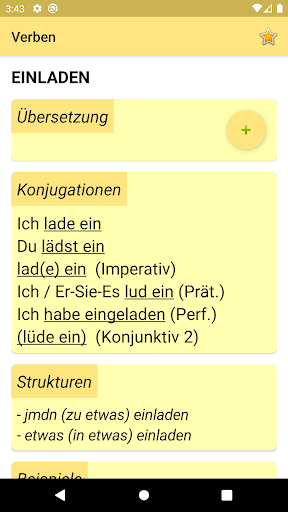 Verben Screen 2