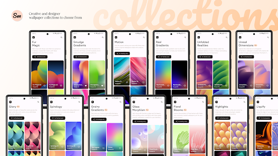 Smudgess - Gradient Wallpapers Tangkapan layar