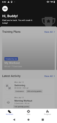 Android application Base NJ screenshort