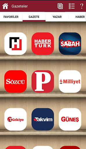 Gazeteler Screen 2