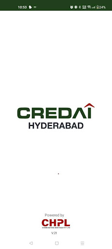 Android application Credai Hyderabad screenshort