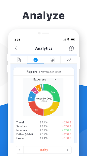 Expense tracker, Money manager Screen 3