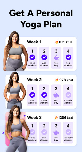Screenshot of Yoga for Beginners Weight Loss