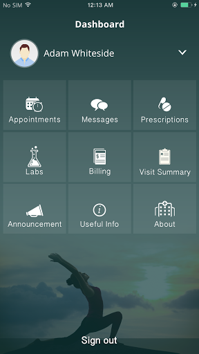 Android application Frontier Psychiatry screenshort