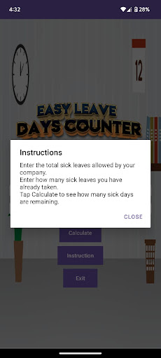 Easy Leave Days Counter