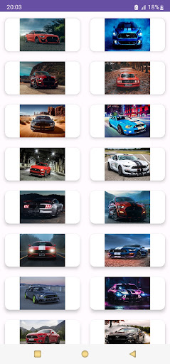 Android application Ford Mustang Wallpapers screenshort