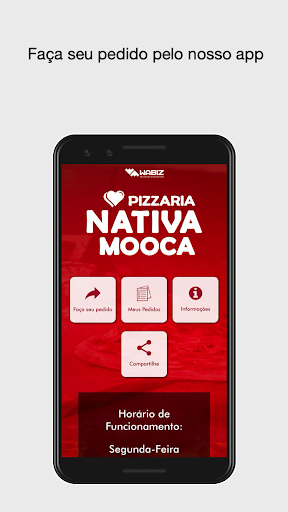 Android application Pizzaria Nativa Mooca screenshort