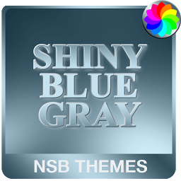Icon image Shiny Blue Gray for Xperia