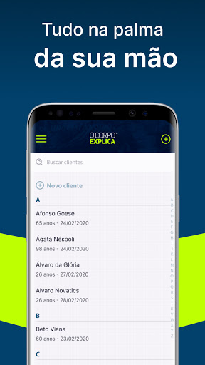 Android application Consultório OCE screenshort