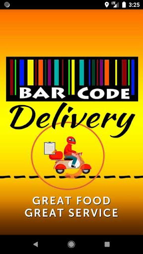 Android application Barcode food delivery screenshort