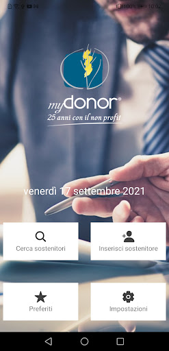 myDonorNX Screen 2