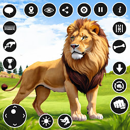 图标图片“丛林王国王国狮子家族”