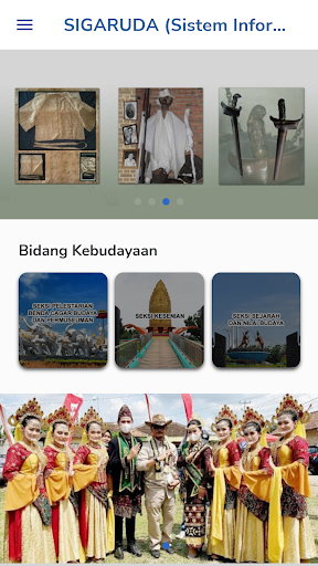 Android application SIGARUDA screenshort