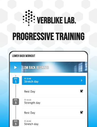 Screenshot of Low Back Workout – Pain relief