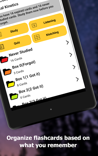Screenshot of PCAT Flashcards
