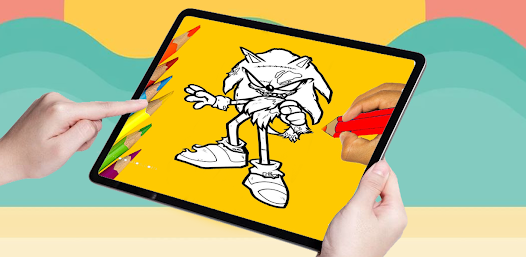 Captura de Pantalla 3 Soni Exe Hedgehogs Coloring android