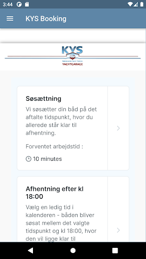 Android application KYS screenshort