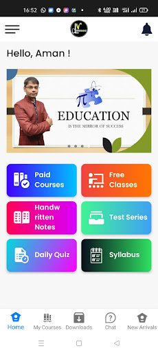Android application LV Classes screenshort
