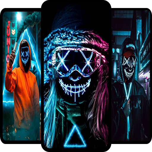 Neon Mask Wallpapers 4K [UHD] Download on Windows